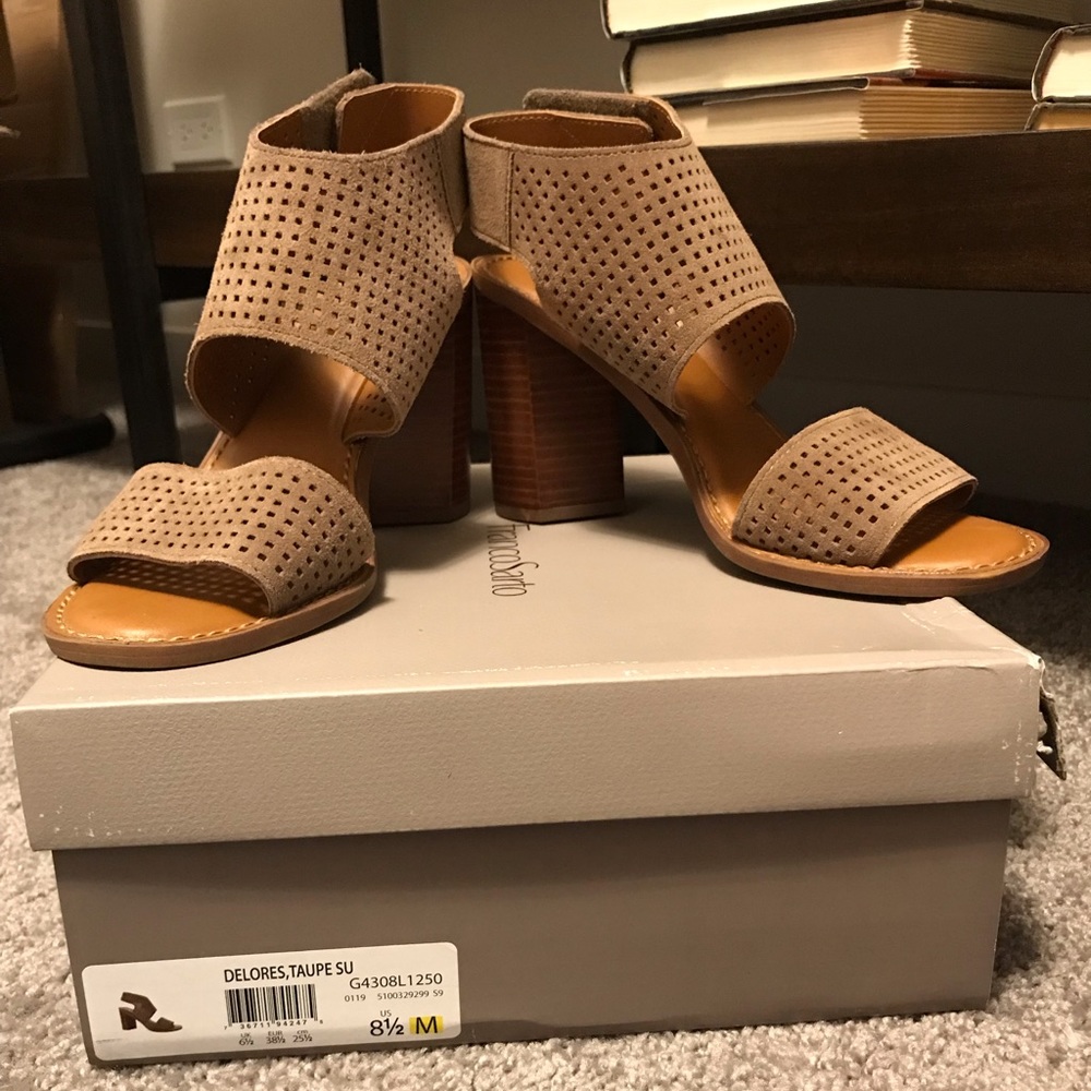 Franco Sarto Delores Block Heel Sandals
